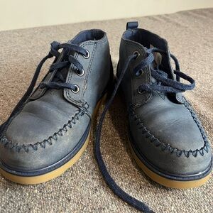 Toms Dark Blue Leather Shoes